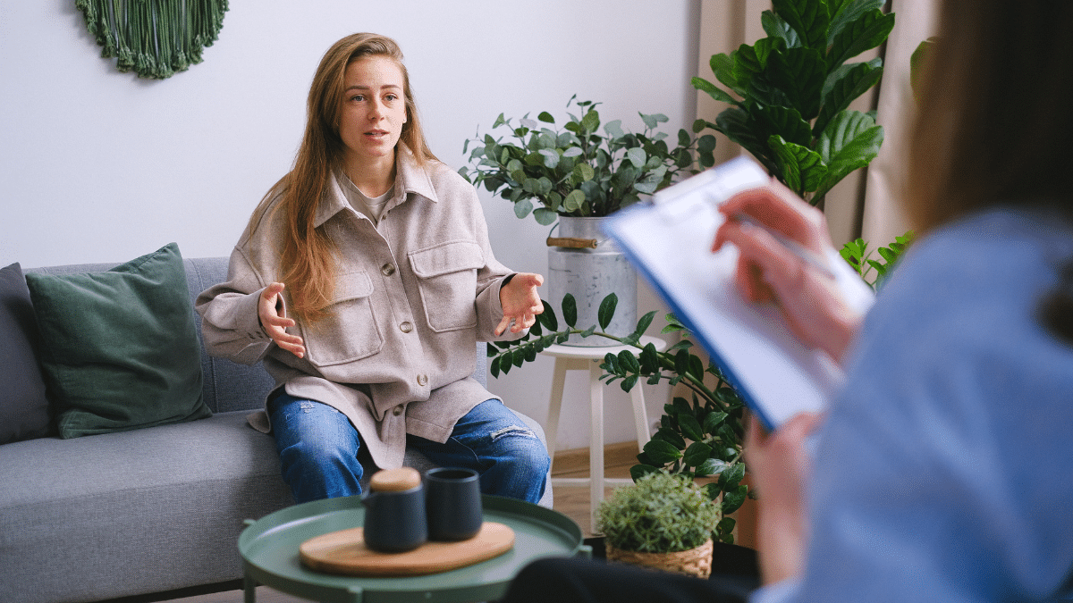 Therapy counseling session